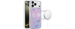 For iPhone 17 Double Layer Design IMD TPU Case - V