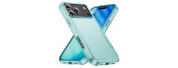For iPhone 17 Pro Butterfly Ornaments Diamond Bling Glitter Hybrid  Case - Teal