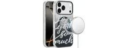 For iPhone 17 Pro Max [Magnetic] Double Layer Design IMD Case  Love You So Much