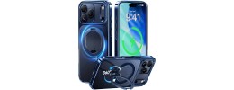 For iPhone 17 Pro Diamond [Magnetic Circle] with CD Pattern Hybrid - Blue