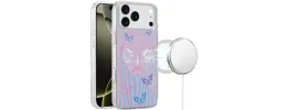 For iPhone 17 Pro Double Layer Design IMD TPU Case - D