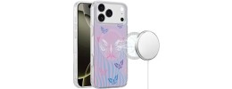 For iPhone 17 Pro Double Layer Design IMD TPU Case - V