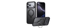 For iPhone 17 Pro MagSonic Camera Bracket Stand Magnetic Ring  Circle Hybrid - Black