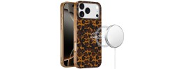 For iPhone 17 Pro [Magnetic] Double Layer Design IMD Case - Dogs
