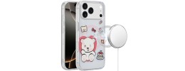 For iPhone 17 Pro [Magnetic] Double Layer Design IMD Case - Love  You So Much