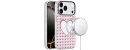 For iPhone 17 Pro [Magnetic] Double Layer Design IMD Case  Mulitcolor Floral