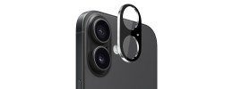 For iPhone 17 Pro Max Camera Lens Colored Edge Tempered(2.5D)- Black