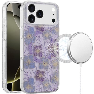 For iPhone 17 Pro Max Double Layer Design IMD TPU Case - V