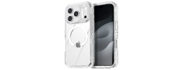 For iPhone 17 Pro Max Shockproof Transparent Thick TPU Case  Cover - Clear
