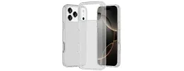 For iPhone 17 Pro Max Sturdy Ultra Thick 3mm Transparent Hybrid  Case Cover - Clear