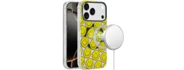 For iPhone 17 Pro Max [Magnetic] Double Layer Design IMD Case  Smiley Faces