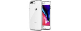 For iPhone 8 Plus/7 Plus Design Quotation [Magnetic Circle] Transparent Shockproof Hybrid - Floral A