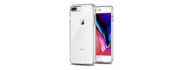 For iPhone 8 Plus/7 Plus Design Quotation [Magnetic Circle] Transparent Shockproof Hybrid - Floral C