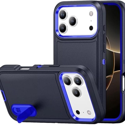 For iPhone 17 Pro PEAK 3in1 Toughest Hybrid with Stand Cover  Case - Black/Blu