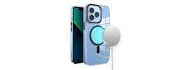For iPhone 11 (XI6.1) Premium Matching [Magnetic Circle] & Camera Edge Color Chrome Hybrid Design - Black