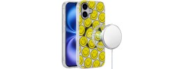 For iPhone 17 [Magnetic] Double Layer Design IMD Case - Smiley  Faces