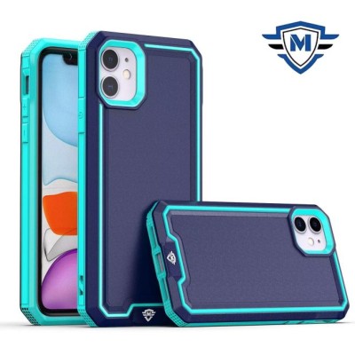 For iPhone 11 METKASE Rank Tough Strong Modern Fused Hybrid in Slide-Out Package - Blue