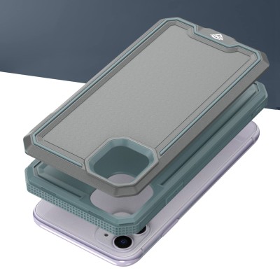 For iPhone 11 METKASE Rank Tough Strong Modern Fused Hybrid in Slide-Out Package - Grey