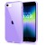 For iPhone SE 3 (2022) SE/8/7 Acrylic Tough 2.5mm Transparent ShockProof Hybrid Case Cover - Purple