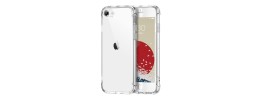 For iPhone SE 3 (2022) SE/8/7 Aluminium Alloy Transparent PC TPU Slick Hybrid - Rose Gold