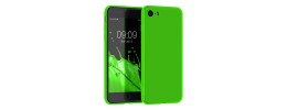 For iPhone SE 3 (2022) SE/8/7 Electroplated Fashion Solid Color TPU Case Cover - Light Green
