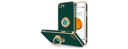 For iPhone SE 3 (2022) SE/8/7 Electroplated Fashion Solid Color TPU Case Cover - Midnight Green