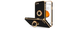 For iPhone SE 3 (2022) SE/8/7 Electroplated Fashion Solid Color TPU Case Cover - Rose Gold