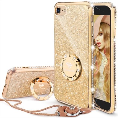 For iPhone SE 3 (2022) SE/8/7 Jewel Full Diamond Bling Case Cover - Gold