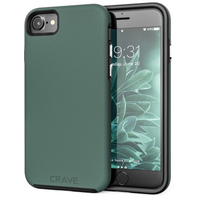For iPhone SE 3 (2022) SE/8/7 Jewel Full Diamond Bling Case Cover - Green
