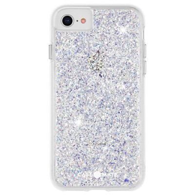For iPhone SE 3 (2022) SE/8/7 Jewel Full Diamond Bling Case Cover - Smoke