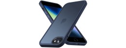 For iPhone SE 3 (2022) SE/8/7 Marvelous Premium Matte Transparent Hybrid Case Cover - Blue