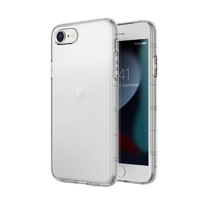 For iPhone SE 3 (2022) SE/8/7 Marvelous Premium Matte Transparent Hybrid Case Cover - Clear Matte