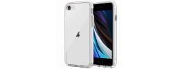 For iPhone SE 3 (2022) SE/8/7 Marvelous Premium Matte Transparent Hybrid Case Cover - Gray