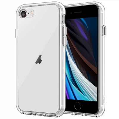 For iPhone SE 3 (2022) SE/8/7 Marvelous Premium Matte Transparent Hybrid Case Cover - Gray