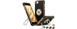 For iPhone SE 3 (2022) SE/8/7 Optimum Magnetic RingStand Case Cover - Rose Gold
