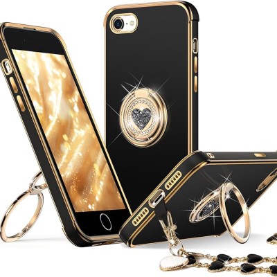 For iPhone SE 3 (2022) SE/8/7 Optimum Magnetic RingStand Case Cover - Rose Gold