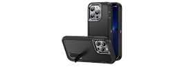 For iPhone SE 3 (2022) SE/8/7 PEAK 3in1 Toughest Hybrid with Stand Cover Case - Black/Black