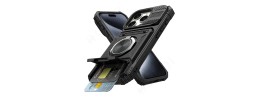 For iPhone SE 3 (2022) SE/8/7 Polished Oil Thick Acrylic Metal Button Hybrid Case Cover - Black