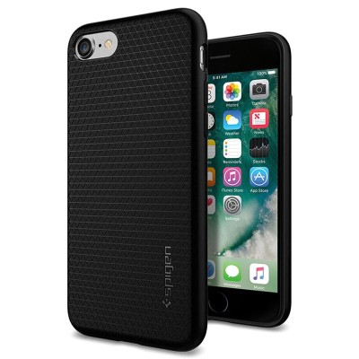 For iPhone SE 3 (2022) SE/8/7 SPLENDID Glitter BOW Design TPU Case Cover - Black