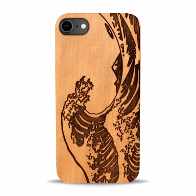 For iPhone SE 3 (2022) SE/8/7 SPLENDID Glitter Butterfly Design TPU Case Cover - Brown
