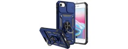 For iPhone SE 3 (2022) SE/8/7 Set Premium Color Tough Premium Hybrid Case Cover - Blue