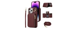 For iPhone SE 3 (2022) SE/8/7 Well Protective Magentic Ring Stand Camera Protective Cover Case - Burgundy