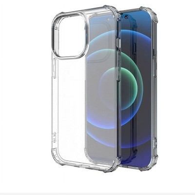 For iPhone SE2/8/7 Shockproof Transparent Thick TPU Case Cover - Clear