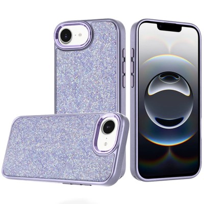 For iPhone SE 3 (2022) SE/8/7 METKASE Magnetic Greatest Clear Acrylic Thick Metal Button Hybrid in Slide-Out Package - Burgundy