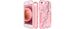 For iPhone SE3/SE2/i8/i7 Exotic ShockProof Design Hybrid Case Cover - Blooming Rose