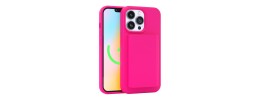 For iPhone SE4 Wallet ID Card Holder - Hot Pink