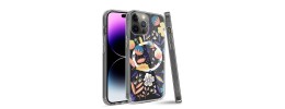 For iPhone XR Beautiful Floral [Magnetic Circle] ShockProof Transparent Hybrid Design - G