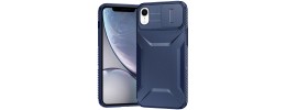 For iPhone XR Ultimate U Design Hybrid with Camera Window Covering - Dark Blue