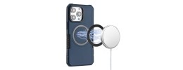 For iPhone 12 & iPhone 12 Pro Grip [Magneti Circle] Metal Shockproof Hybrid - Dark Blue
