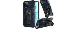 For iPhone 13 6.1 Optimum Magnetic RingStand Case Cover - Blue